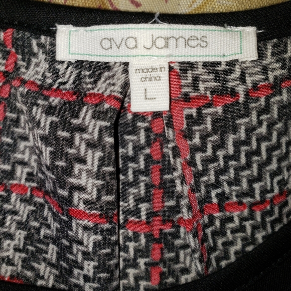 Ava James Long Sleeves Plaid Shirt size large - Picture 4 of 8